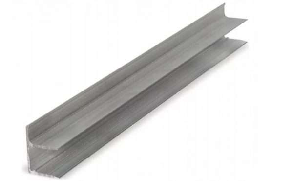 Aluminiowy profil czołowy F 10mm 2m, 3m, 4m